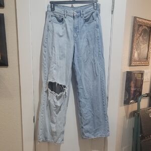 American Eagle Outfitters Blue Flare Jeans